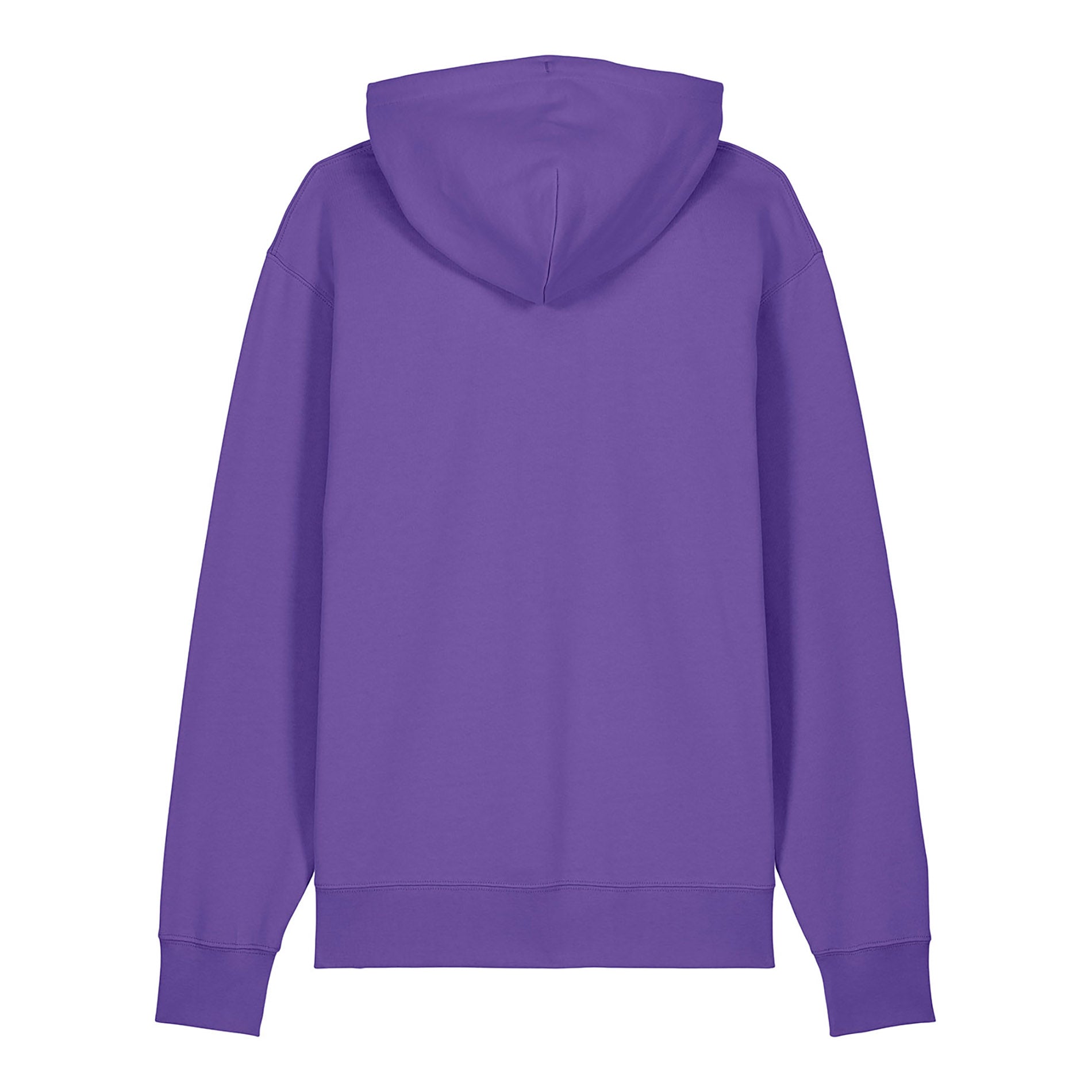 Die Rückansicht des Hoodie Academy in Purple von PsychoLab, schlicht und stilvoll mit einer durchgehenden lila Farbe für lässige Outfits. Ein Must-Have für Streetwear-Fans, die viel Wert auf Design legen. psycholab