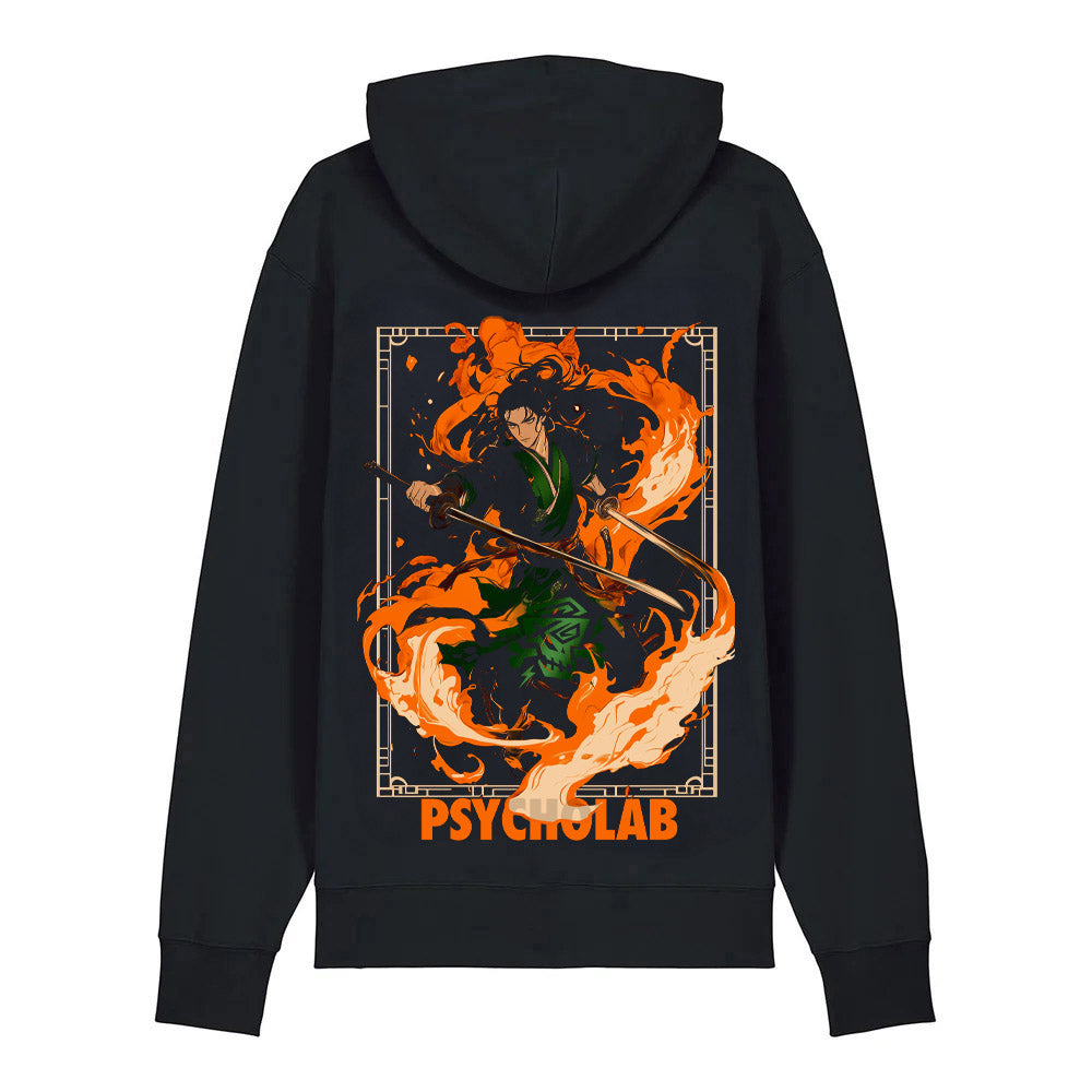 Hoodie Fire Black