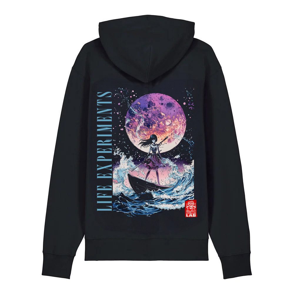 Hoodie Sailor Girl Black