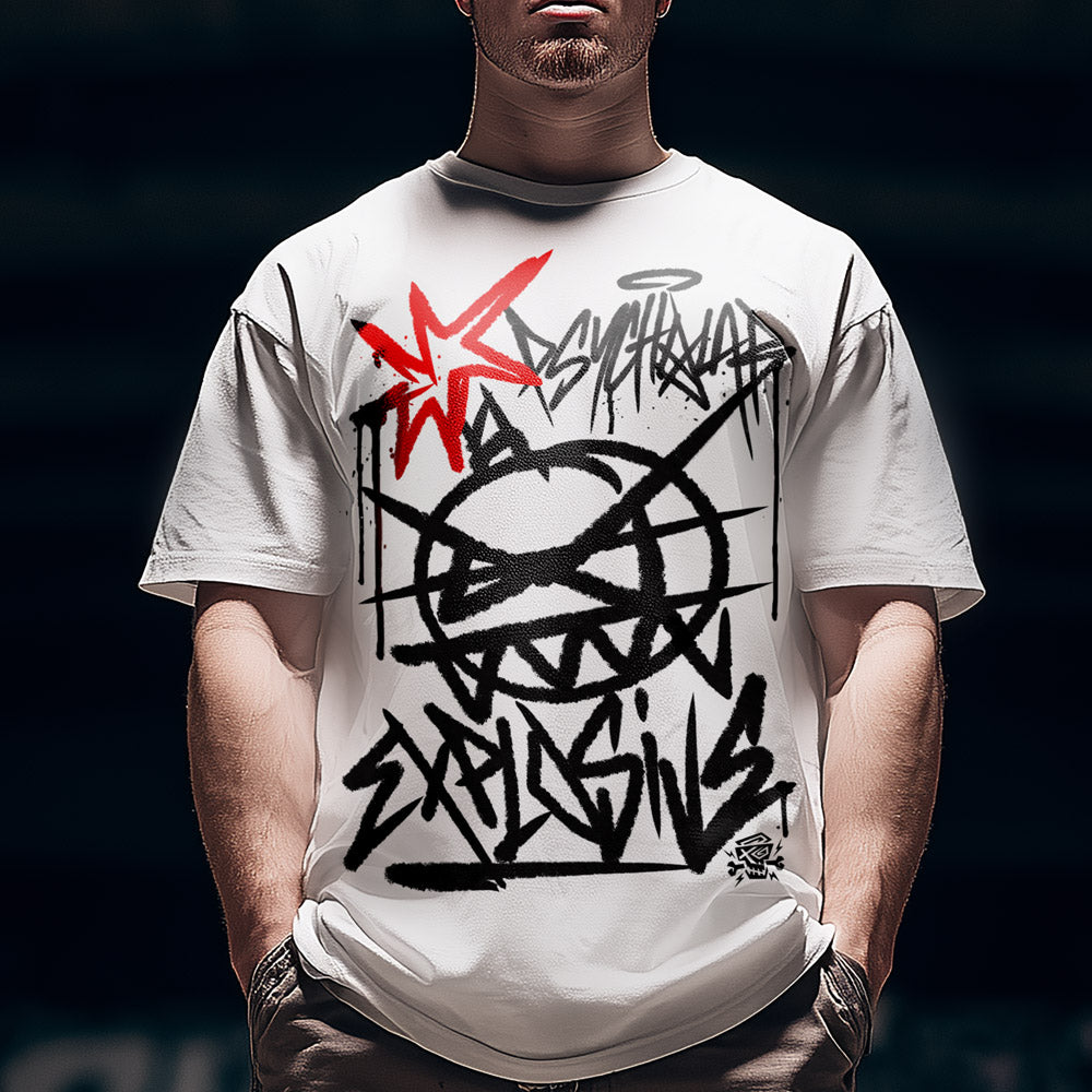 Explosive Graffiti Streetwear T-Shirt – Limitierte Urban Edition