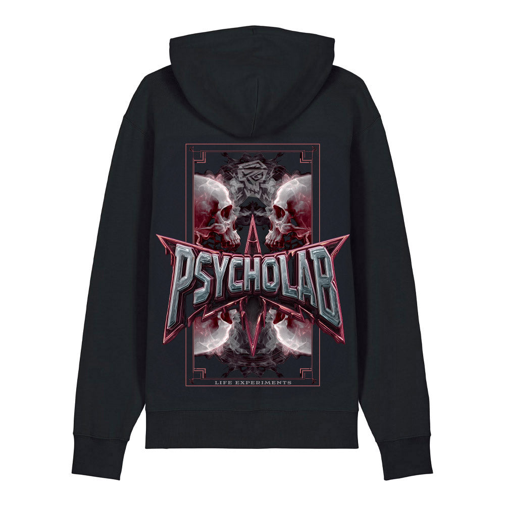 Rock Hoodie Black – Chrome Skull Streetwear Statement