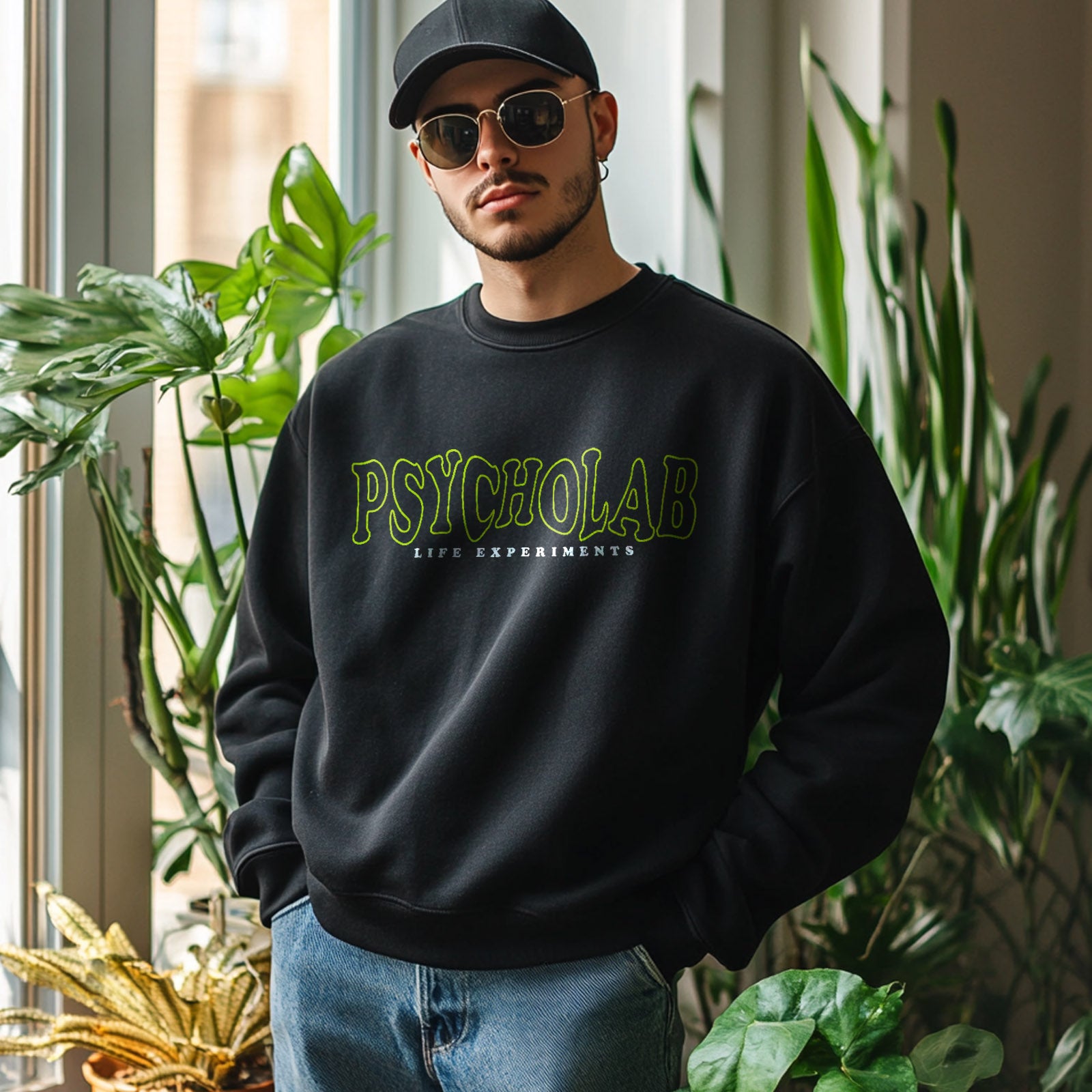 Sweatshirt Anamorphic Black