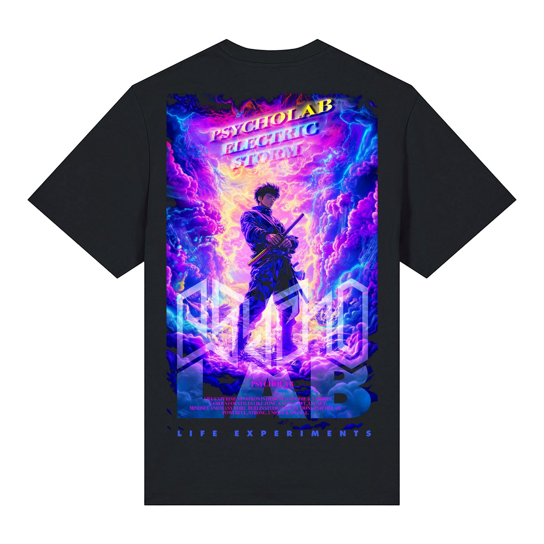 T-Shirt Electric Storm Black