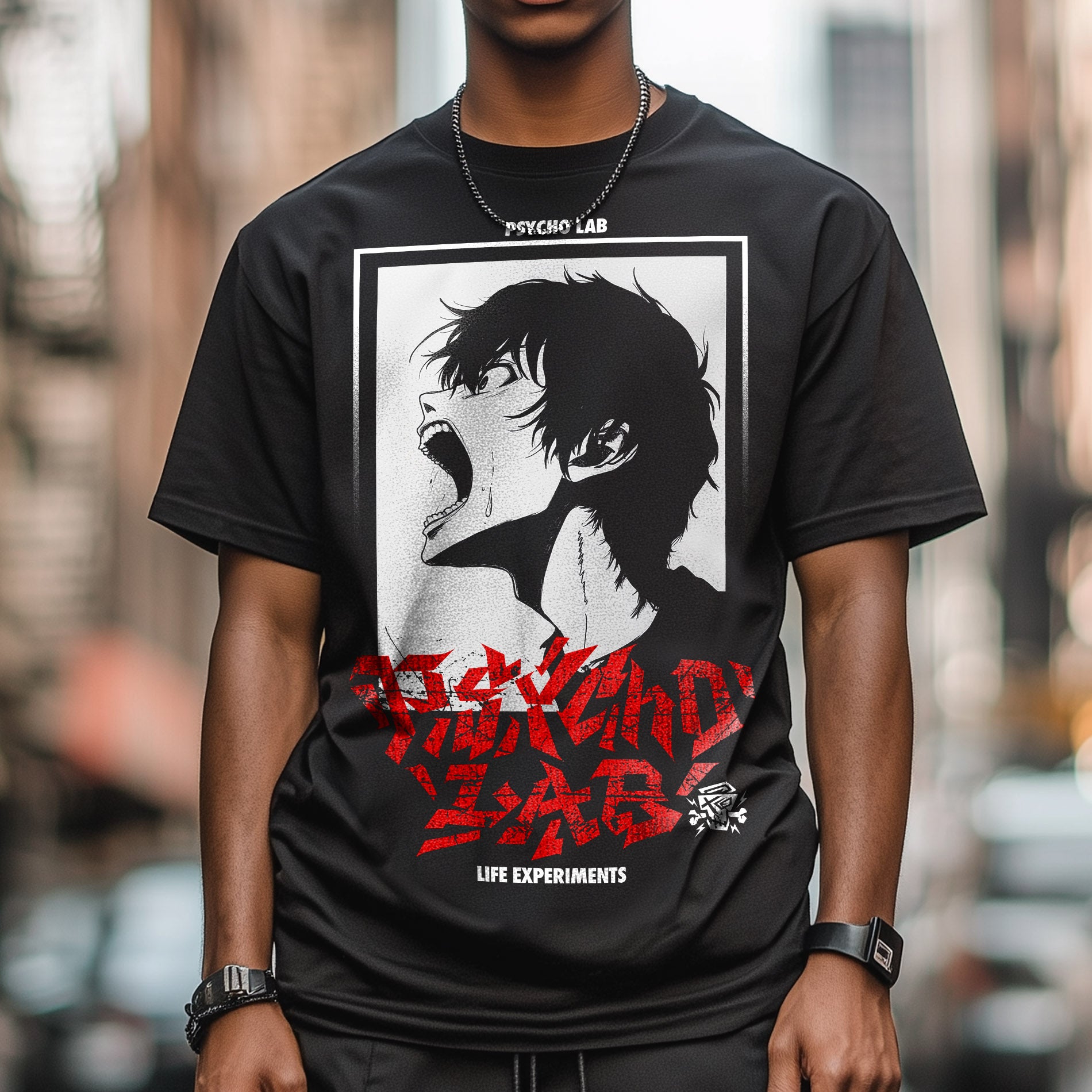 T-Shirt Scream Black