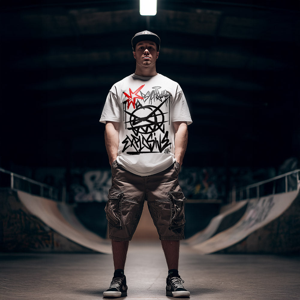 Explosive Graffiti Streetwear T-Shirt – Limitierte Urban Edition